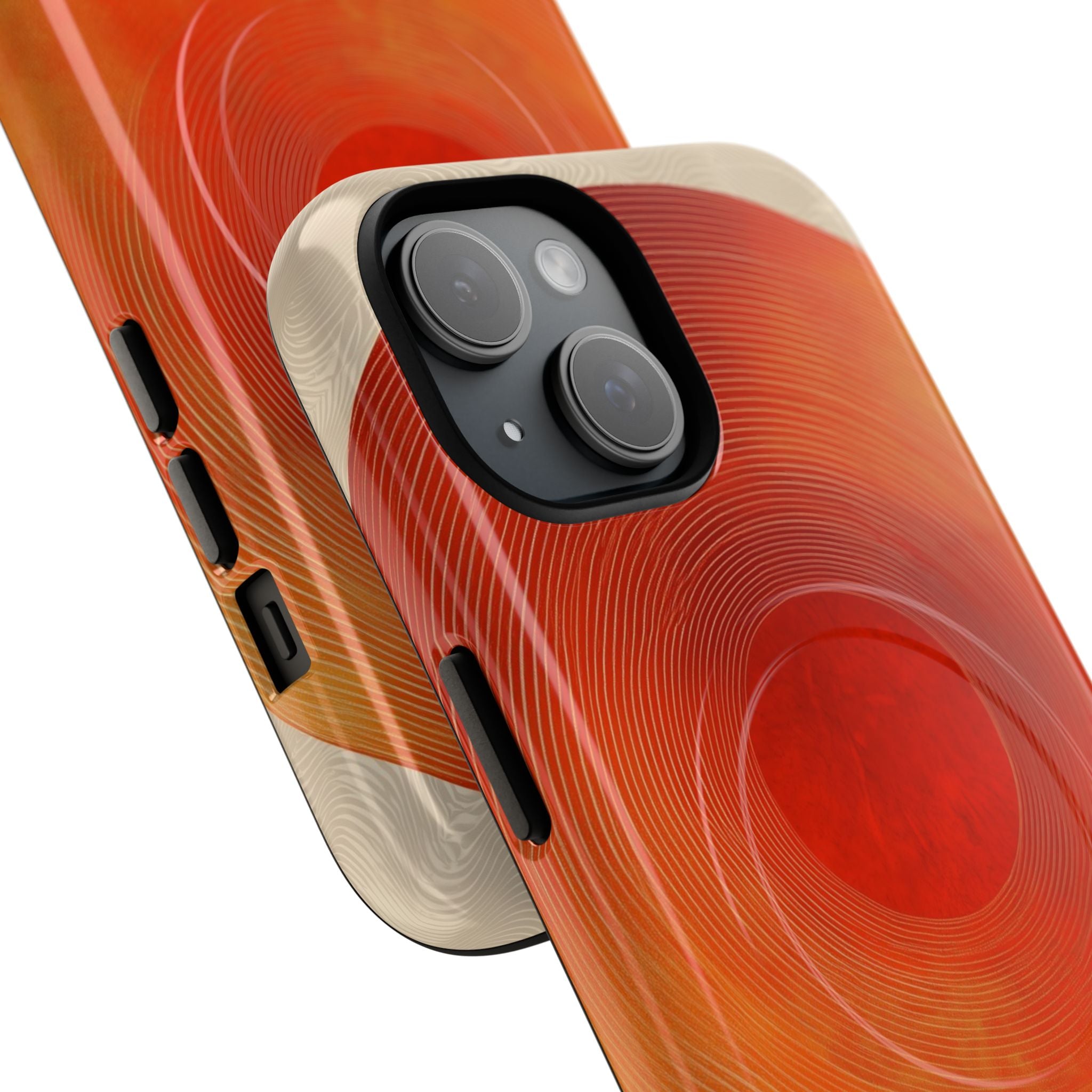 Sunburst Swirl iPhone 15 Case - Tough+