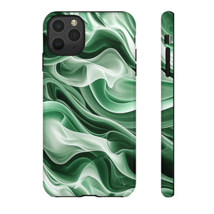 Verdant Wave Elegance - Schutzhülle fürs Telefon