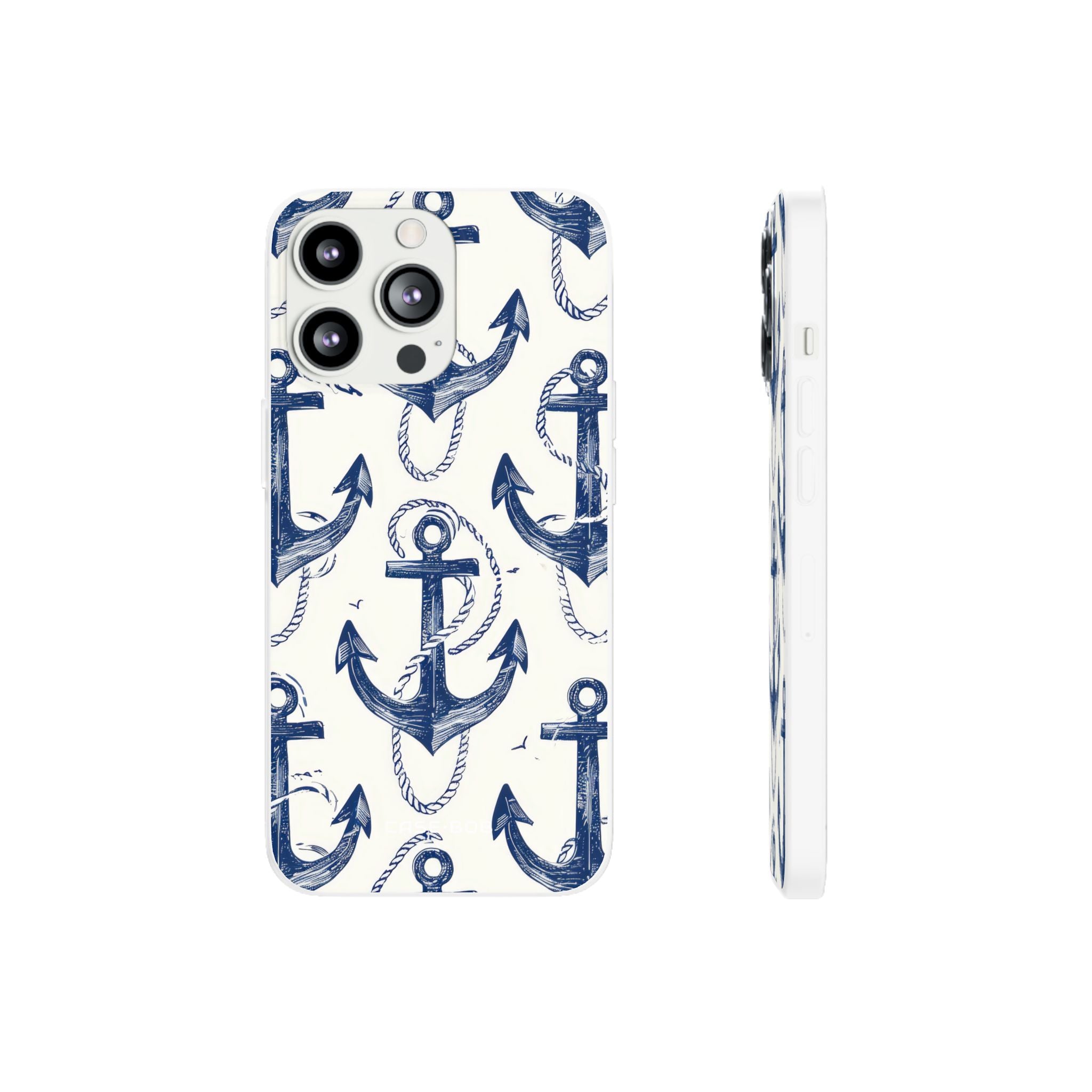 Navy Anchor Loop iPhone 13 Pro - Soft