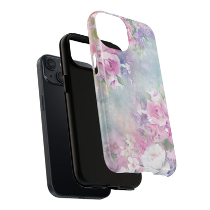 Dreamy Floral Watercolor - Tough + MagSafe® iPhone 14 Phone Case