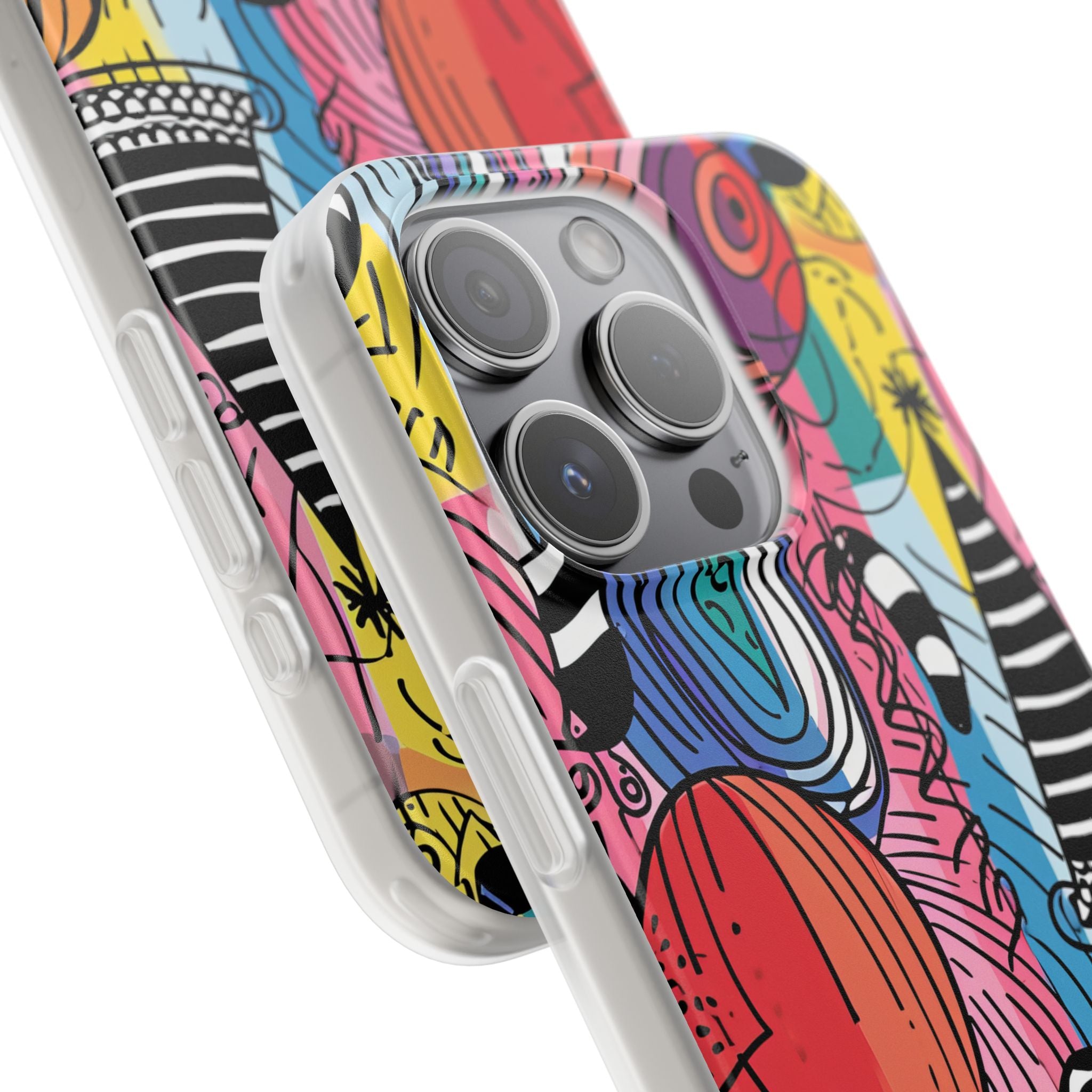 Vibrant Party Whimsy | Flexible Phone Case for iPhone