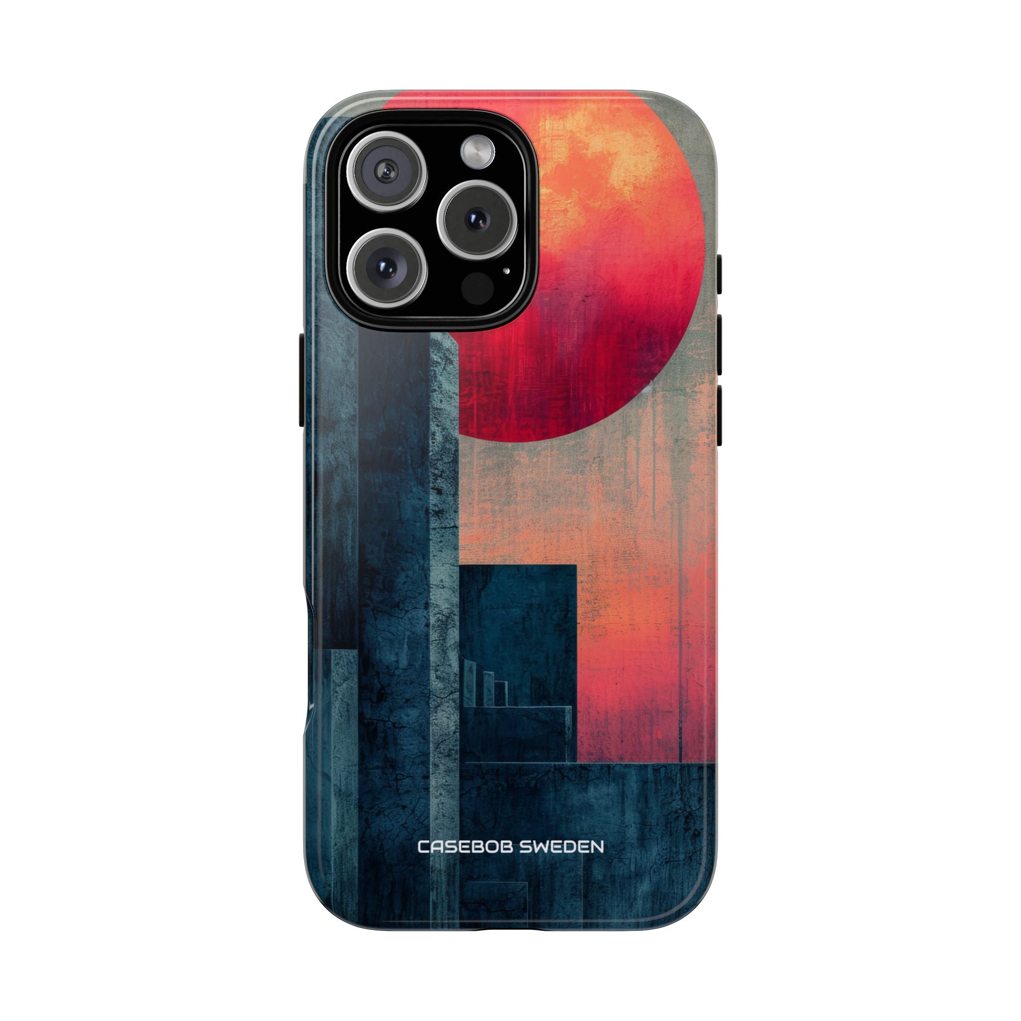 Abstract Geometric Skyline - Tough iPhone 16 Phone Case