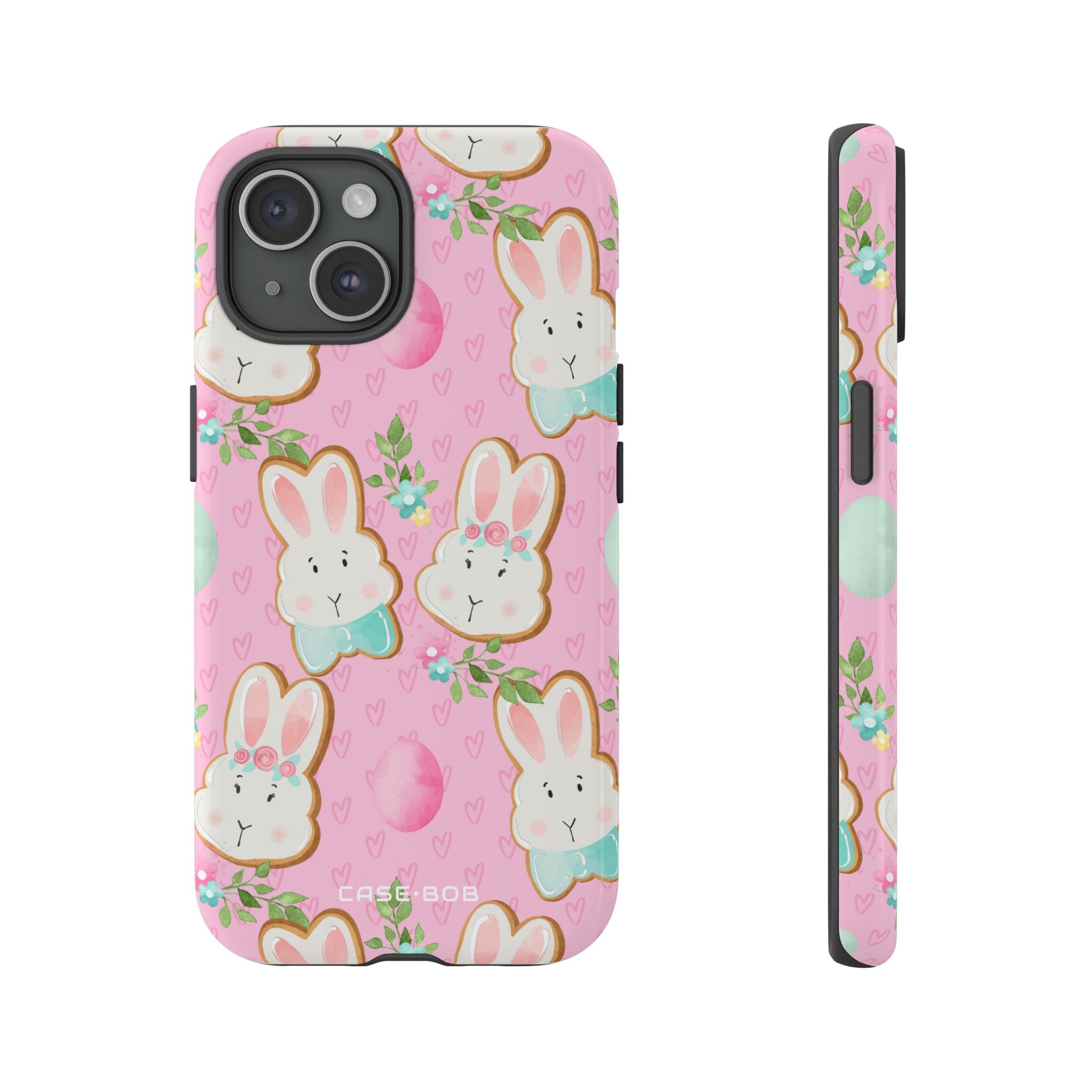 Bunny Blossom iPhone 15 Case - Tough
