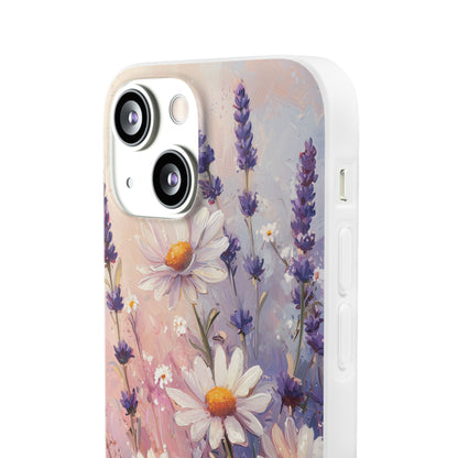 Daisy Lavender Bloom iPhone 13 mini Case - Soft