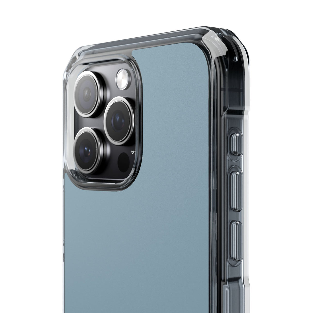 Pewter Blue | Phone Case for iPhone (Clear Impact Case - Magnetic)