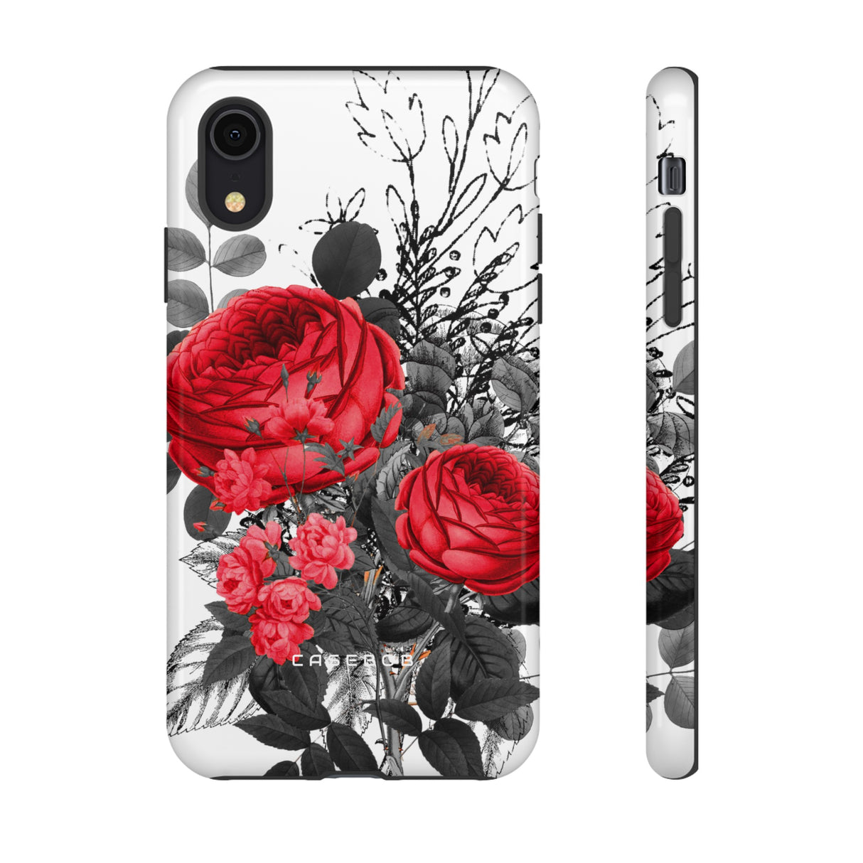 Roclops Gothic Flower - Protective Phone Case