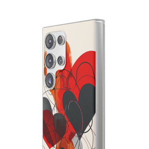 Fiery Hearts | Flexible Phone Case for Samsung Galaxy