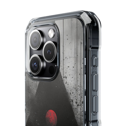 Crimson Core Geometry iPhone 15 - Impact Clear+