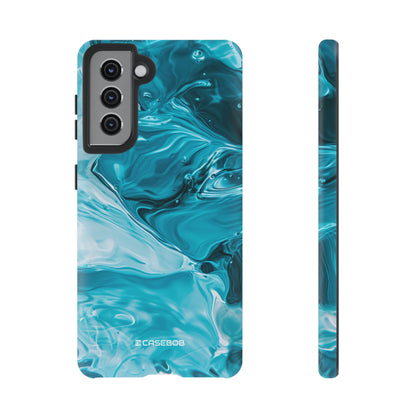 Turquoise Pantone  | Phone Case for Samsung (Protective Case)