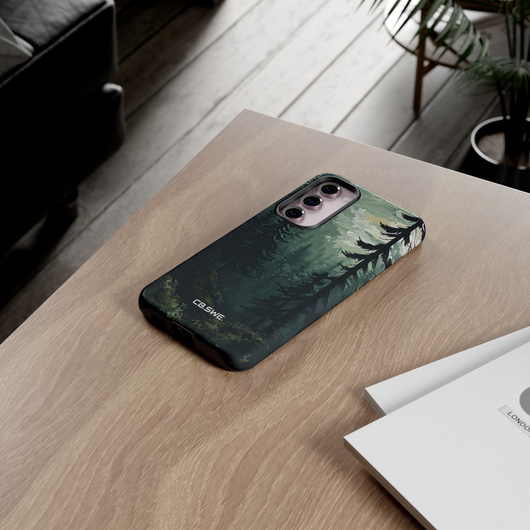 Serene Forest Landscape Phone Cover Samsung S23 - Tough