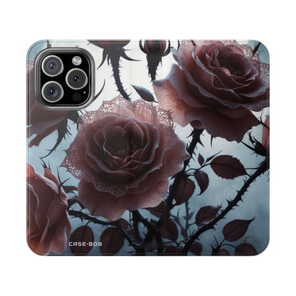 Lace Rose Moonlight - iPhone 16 Pro Case - Wallet