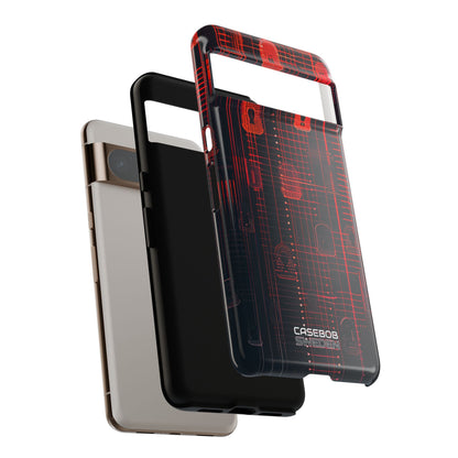 Cyber Locks Grid Google Pixel 8 - Tough
