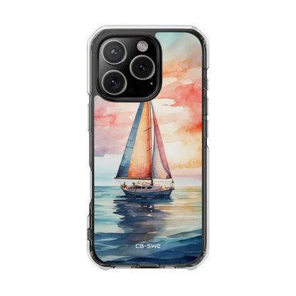Sailboat Glides Calm iPhone Case - Impact