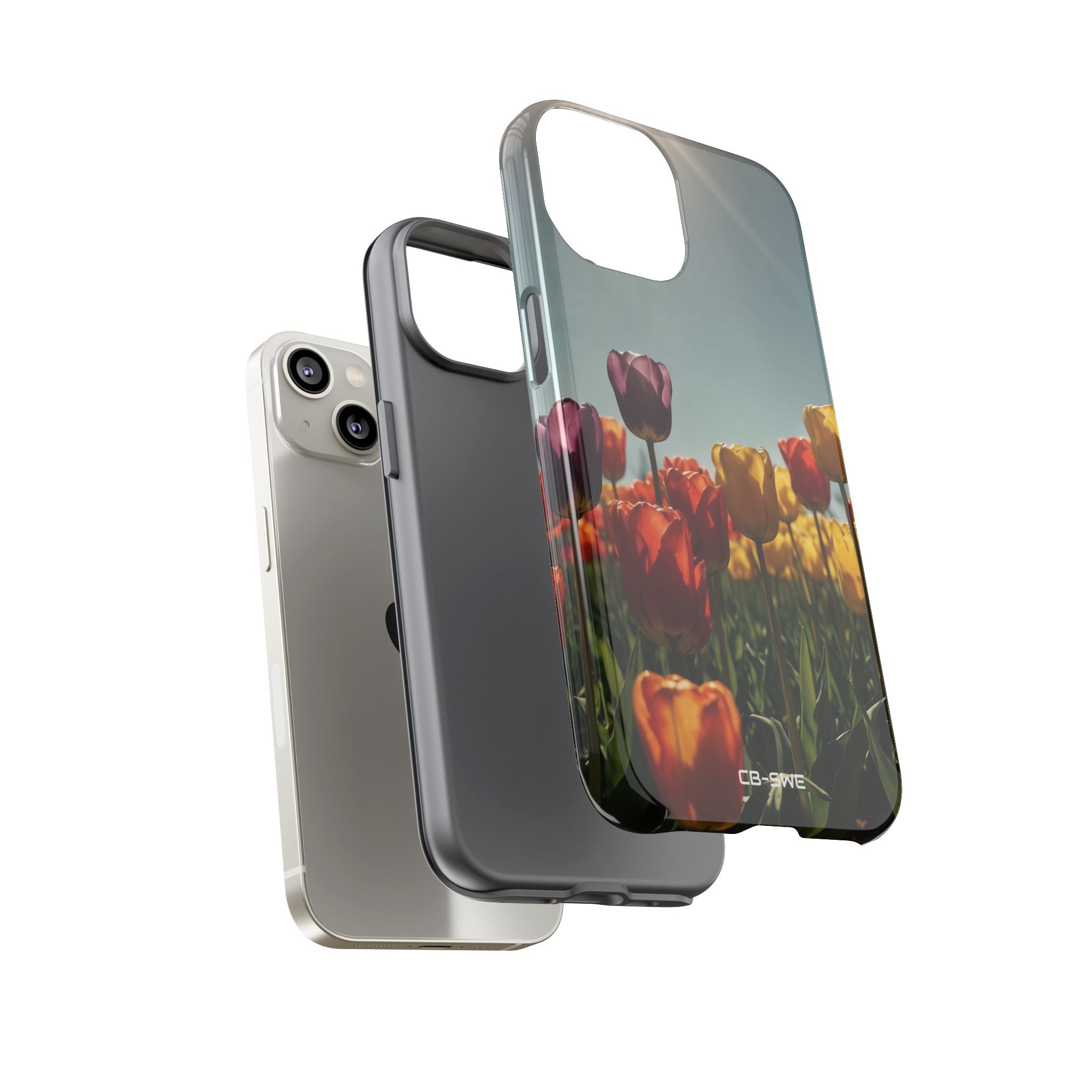 Tulips Embrace Sunlight - iPhone Case