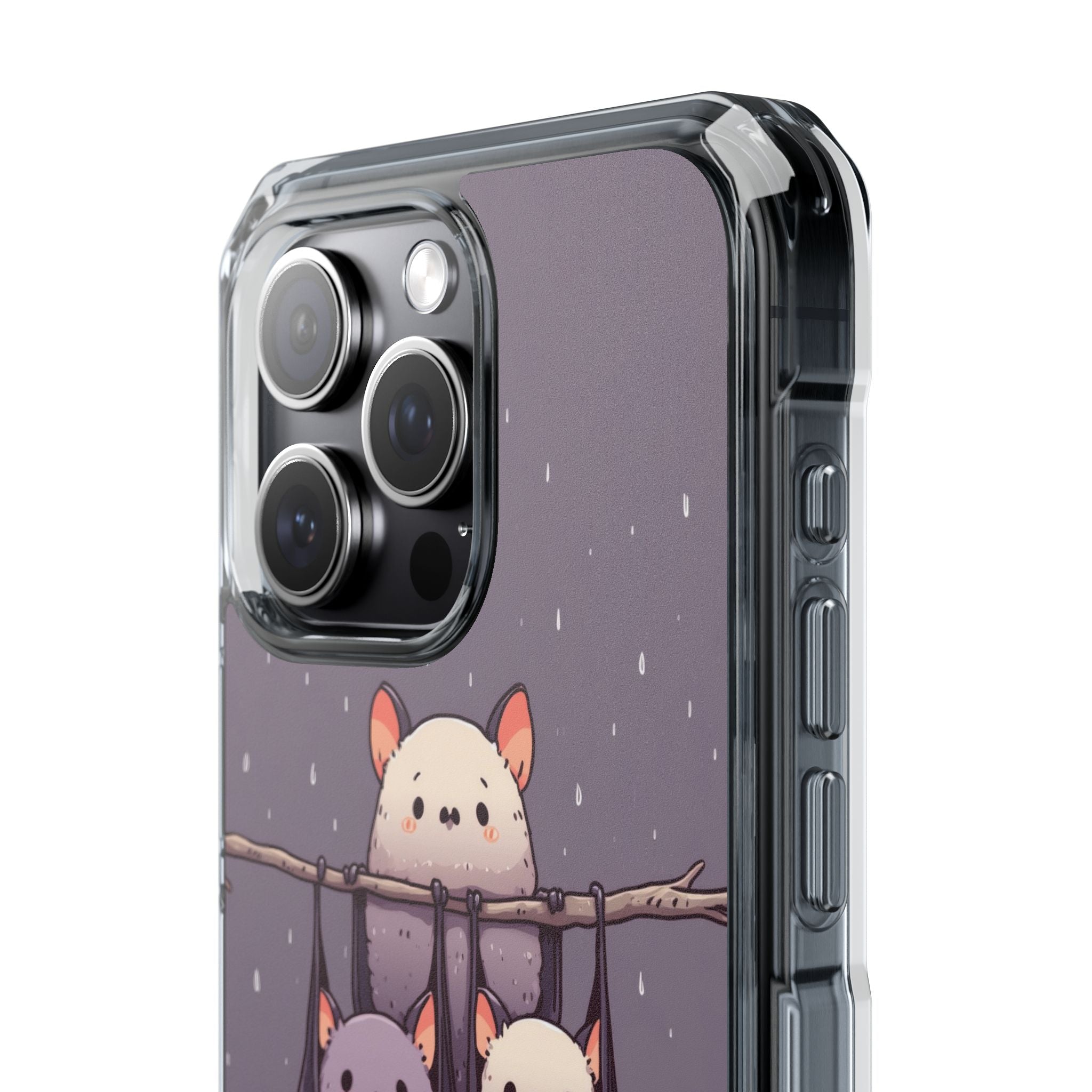 Bats Hang Playfully iPhone Case - Impact
