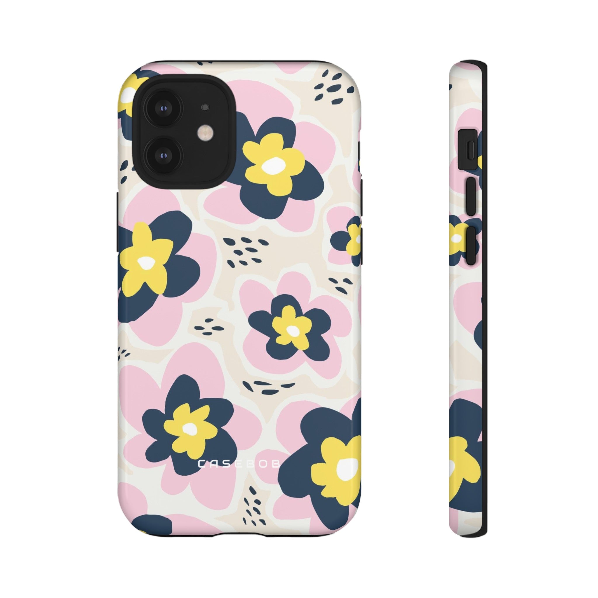 Pink Happy Flower - Protective Phone Case