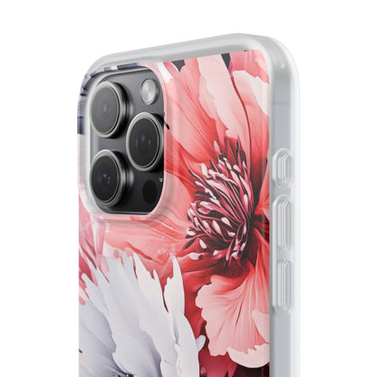 Coral Bloom iPhone 15 Pro Max Case - Soft