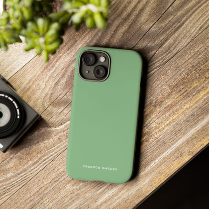 Dark Sea Green iPhone 15 - Tough Phone Case