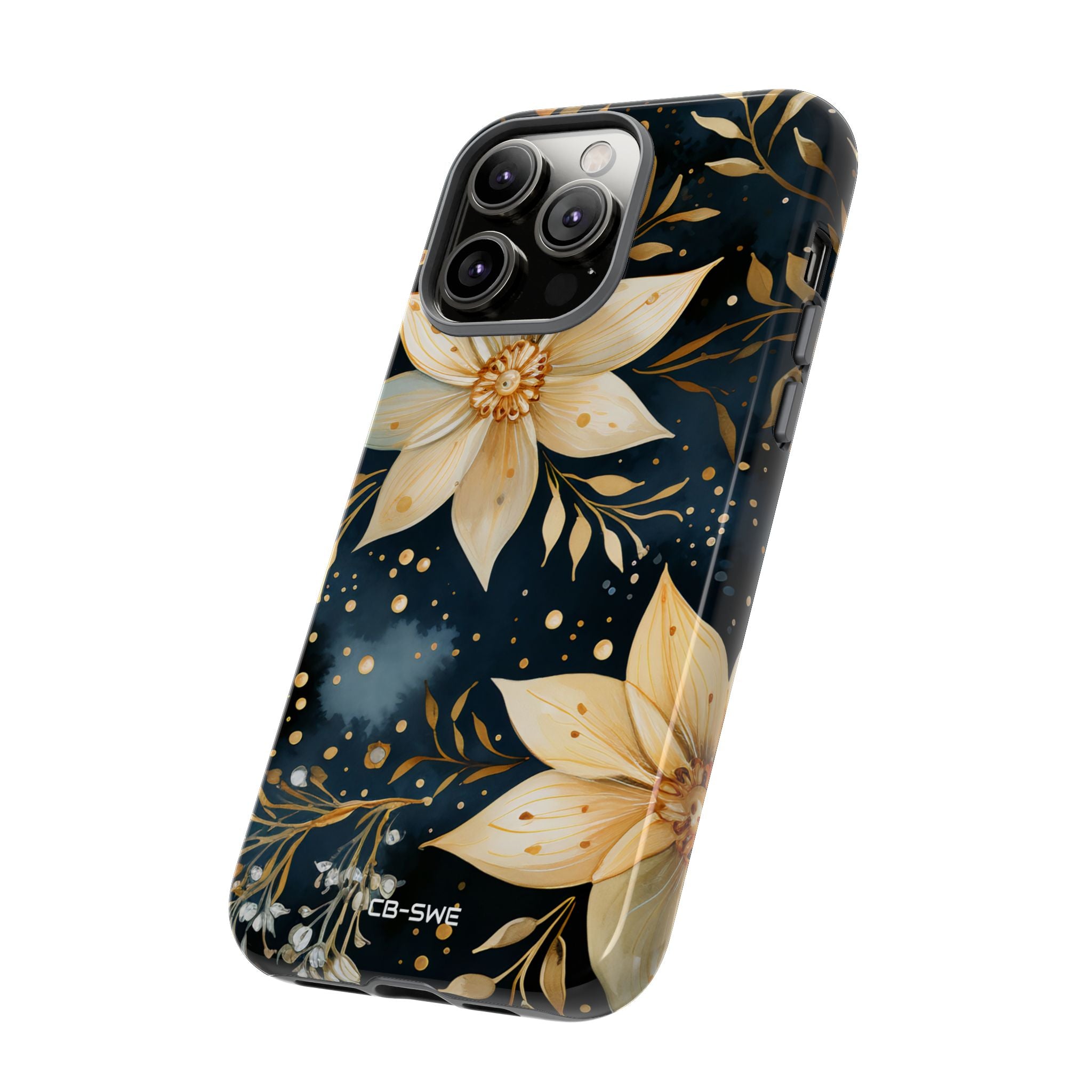 Floral Elegance Flourishes - iPhone Case