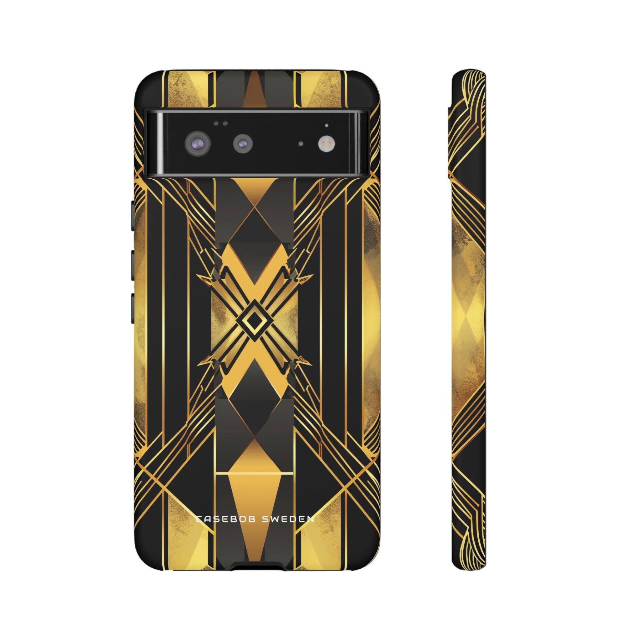 Golden Geometric Elegance Google Pixel 6 - Tough Phone Case