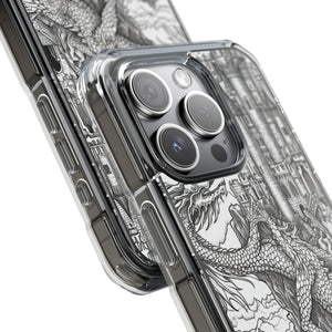 Dragon's Ascent - Phone Case for iPhone (Clear Impact - Magnetic)