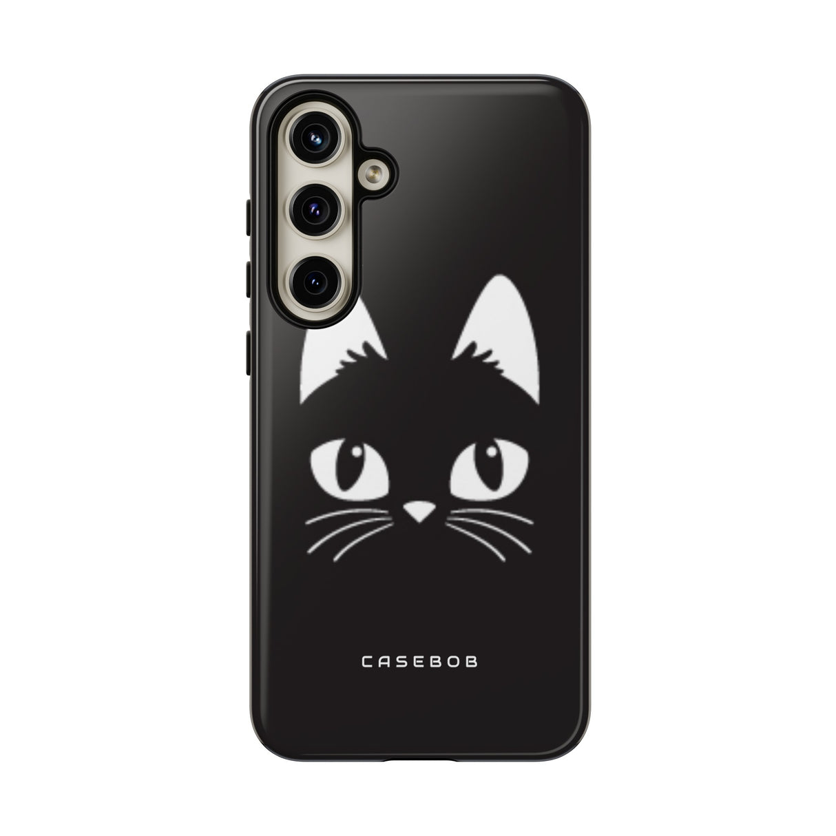 Cartoon Cat Icon - Protective Phone Case