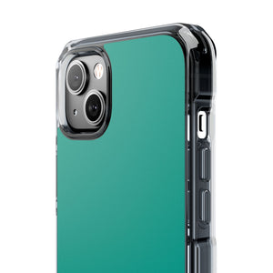 Persian Green | Handyhülle für iPhone (Clear Impact Case – magnetisch) 