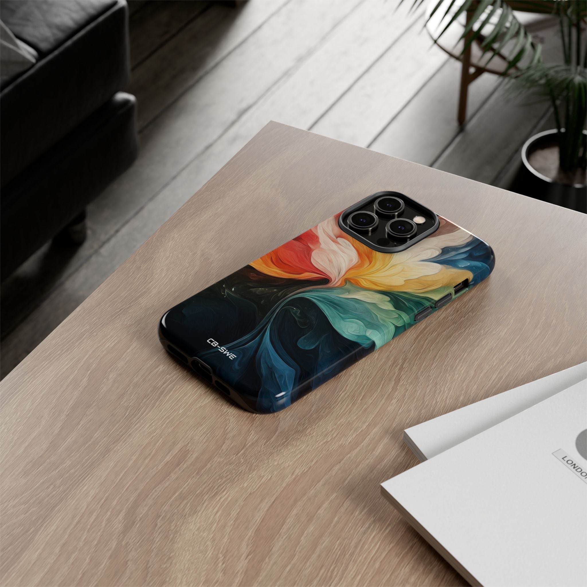 Vibrant Flower Burst - iPhone Case