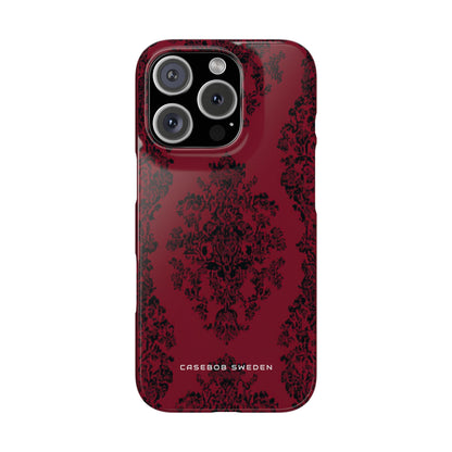 Gothic Crimson Elegance iPhone 16 - Slim Phone Case