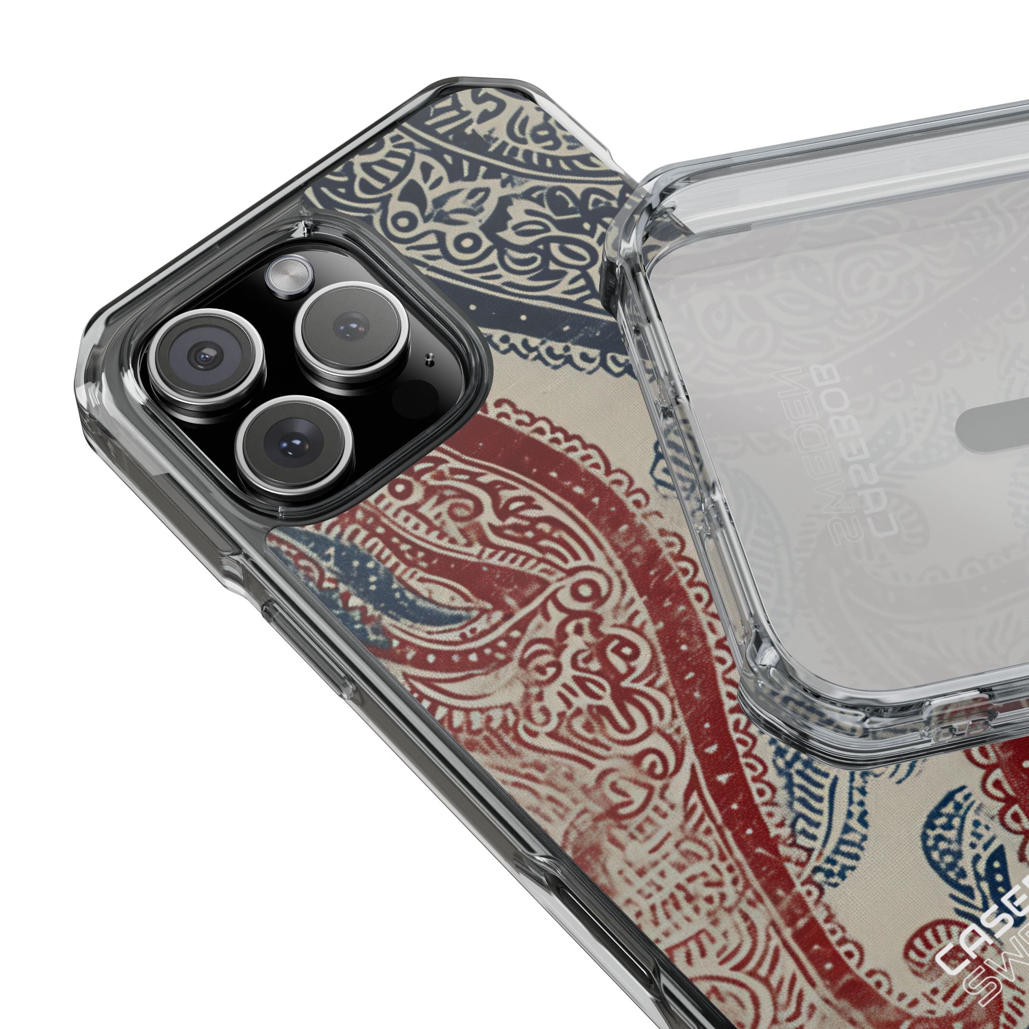 Ornate Paisley Swirl iPhone 16 - Impact Clear+