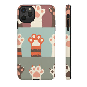 Vintage Cat Paw - Protective Phone Case