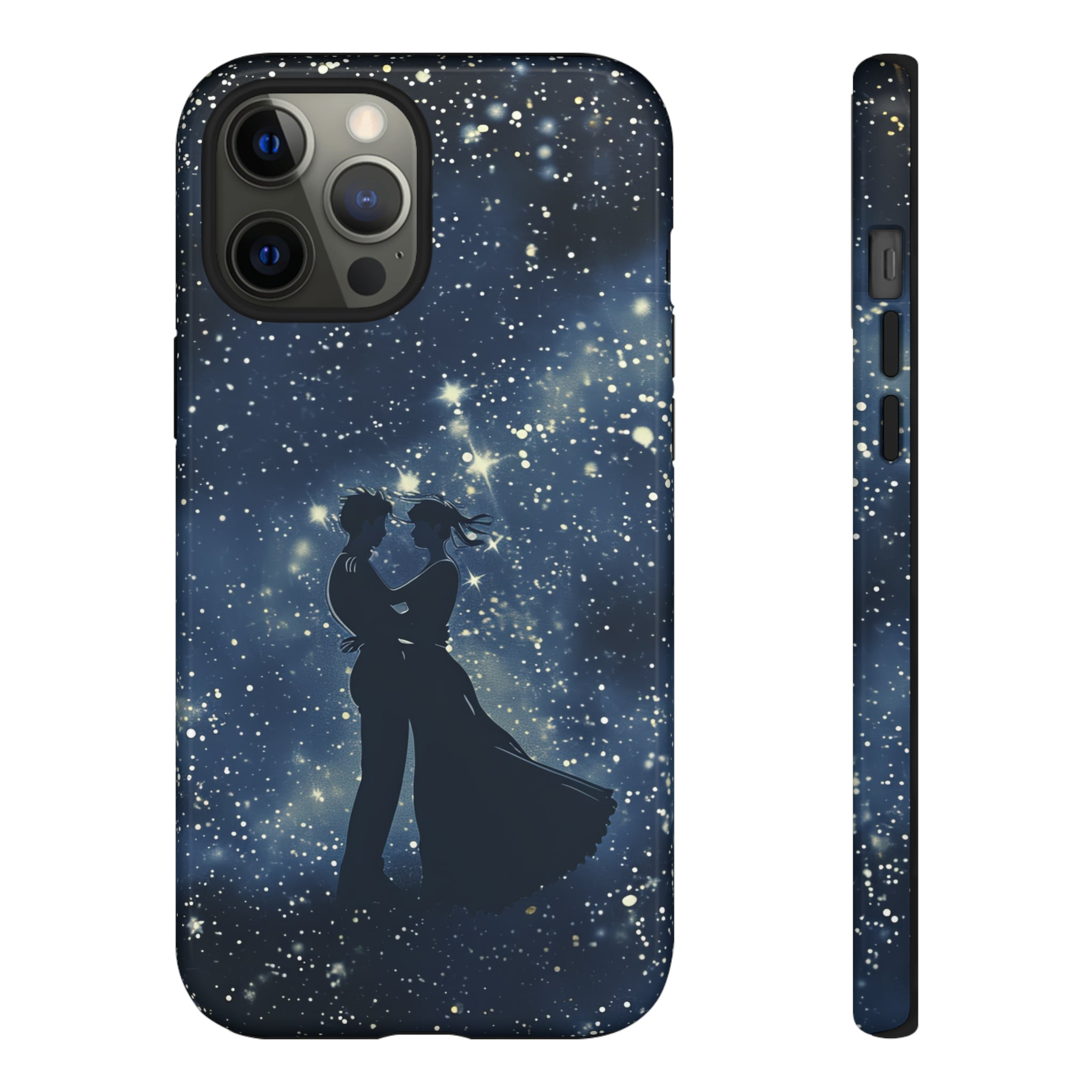 Starry Night Embrace - Protective Phone Case