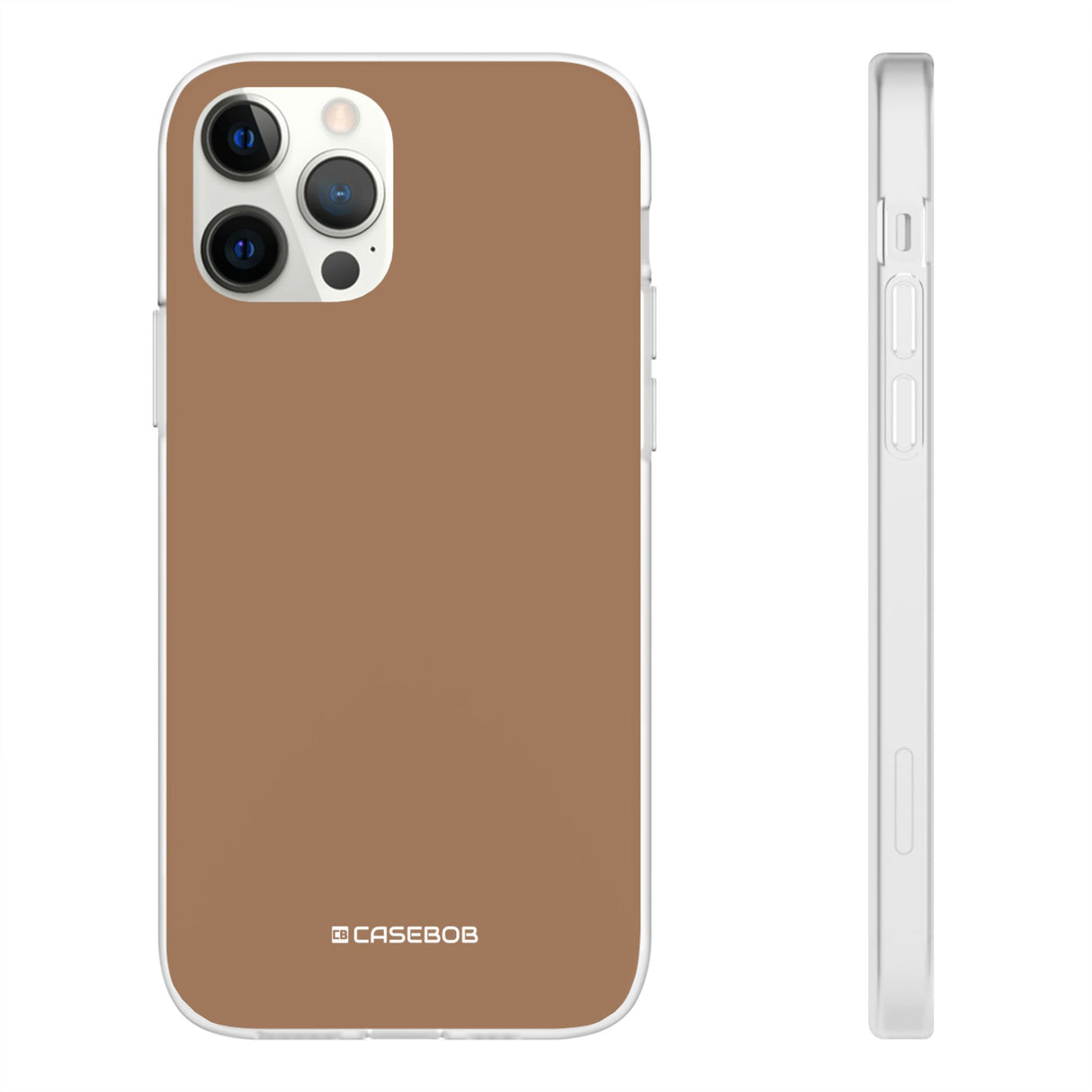 Chamoisee Brown | Handyhülle für iPhone (Flexi Case) 