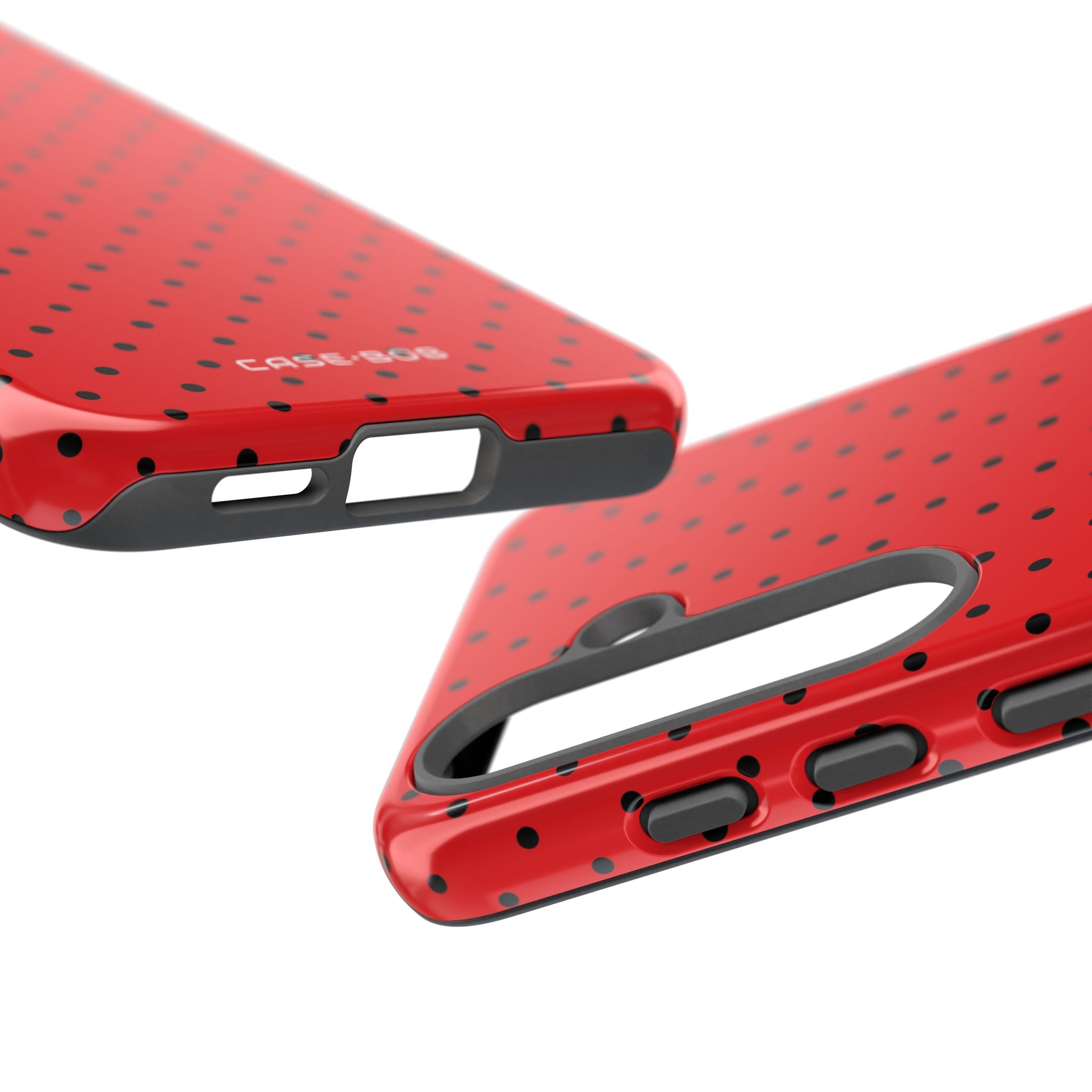Crimson Dot Matrix Samsung S25 Case - Tough