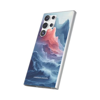 Mountain Wave Serenity - Flexi Samsung S23 Phone Case