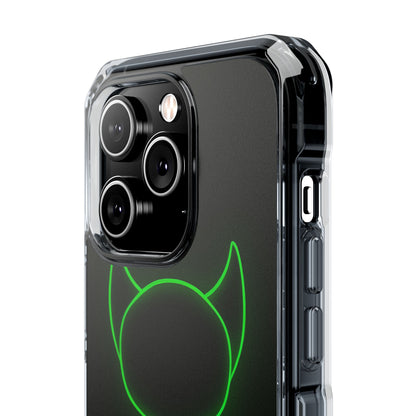 Neon Horned Glow iPhone 14 Pro Case - Impact