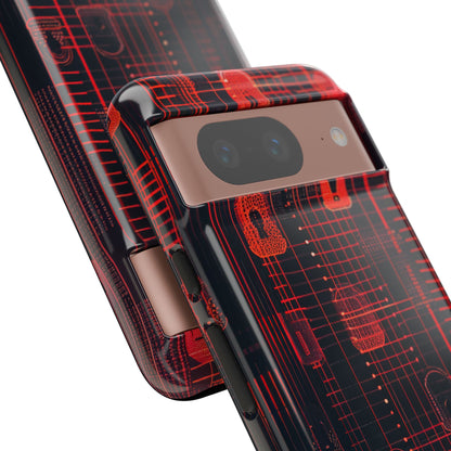 Cyber Locks Grid Google Pixel 8 - Tough