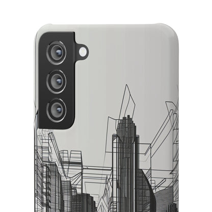 Urban Wireframe | Slim Phone Case for Samsung