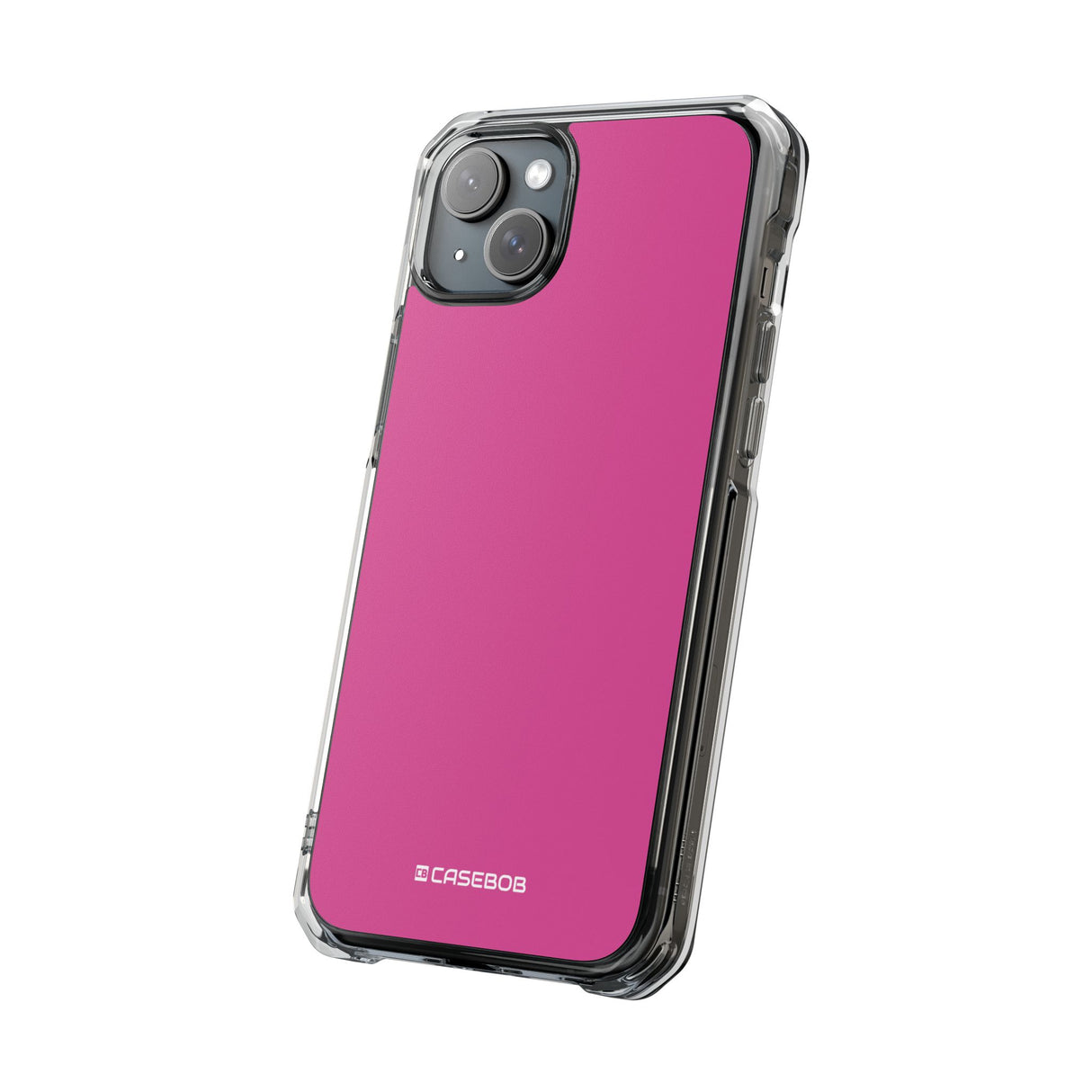 Pink Pantone | Handyhülle für iPhone (Clear Impact Case – magnetisch) 