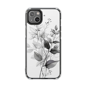 Ethereal Monochrome - Phone Case for iPhone (Clear Impact - Magnetic)