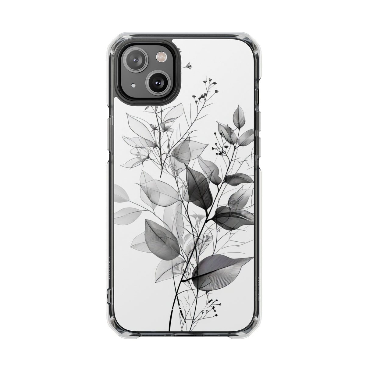 Botanical Serenity - Phone Case for iPhone (Clear Impact - Magnetic)