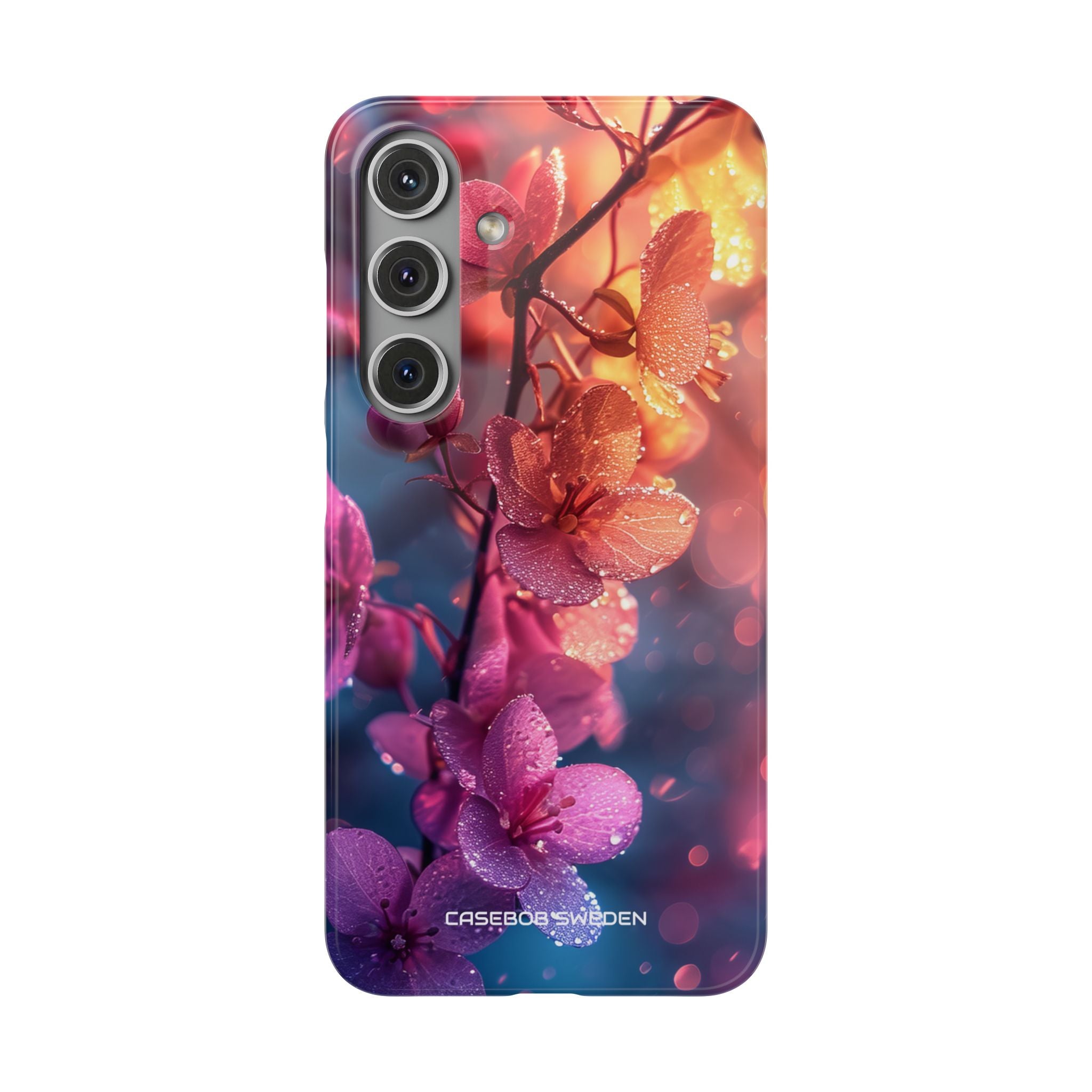 Pink Bloom Serenity - Slim Samsung S24 Phone Case