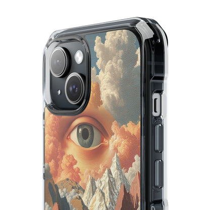 Eye Reflects Mountains iPhone Case - Impact