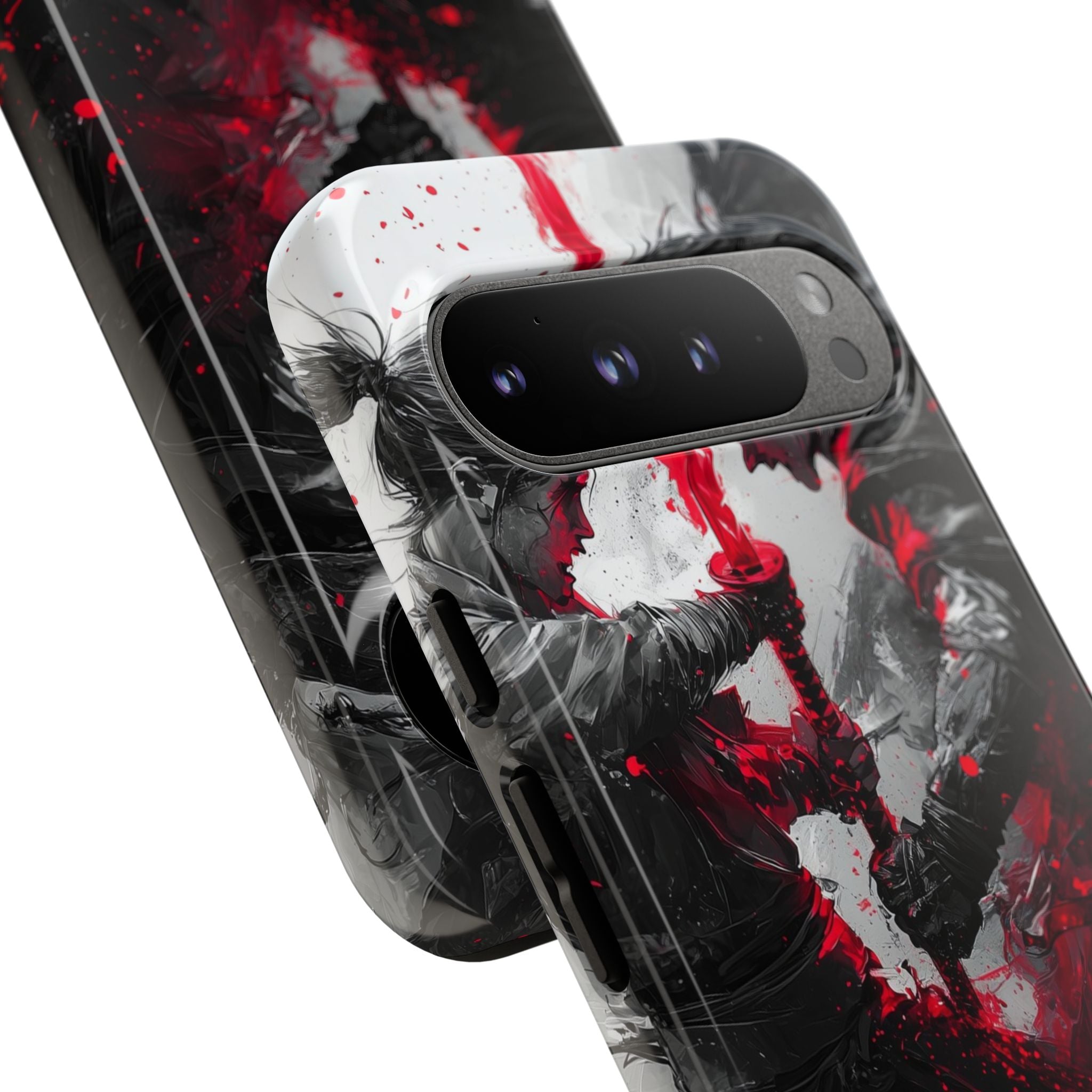 Crimson Blade Clash - Google Pixel Case