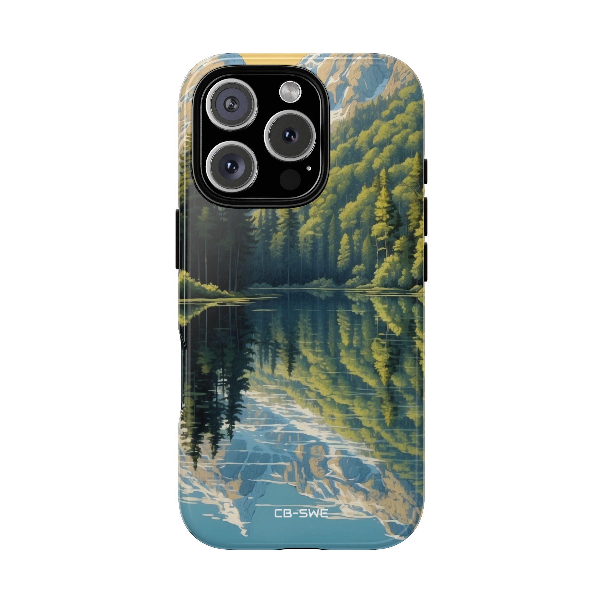 Mountain Peaks Reflect - iPhone Case