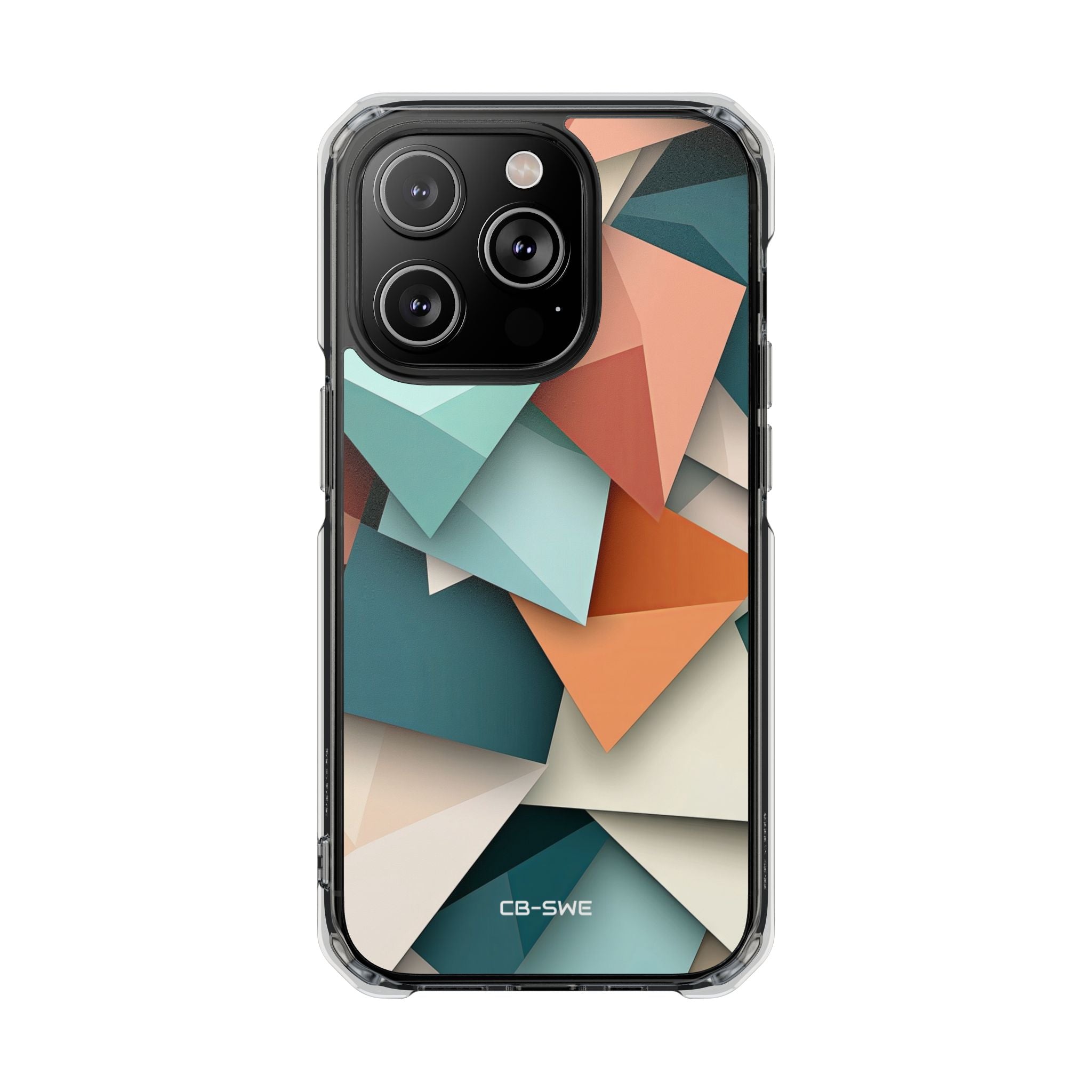 Geometric Color Harmony iPhone Case - Impact