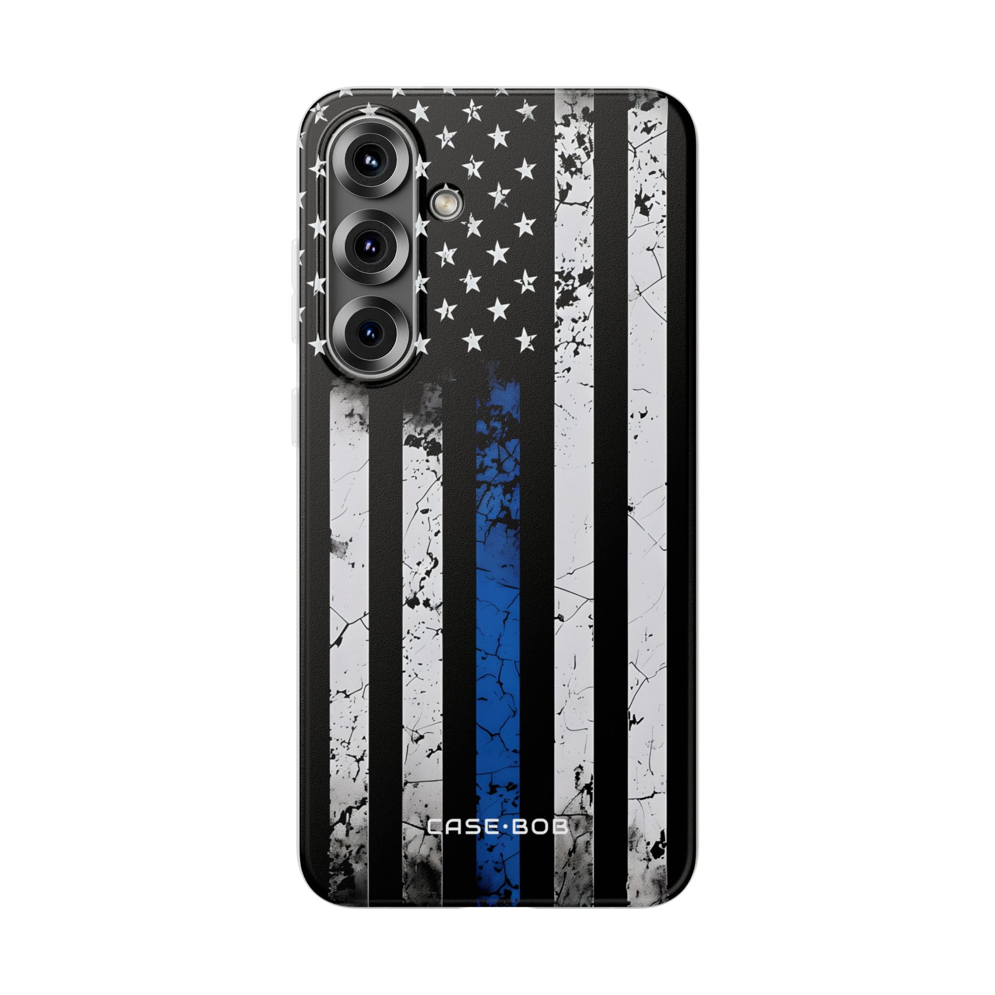 Blue Line Flag Samsung S25 Plus Case - Soft