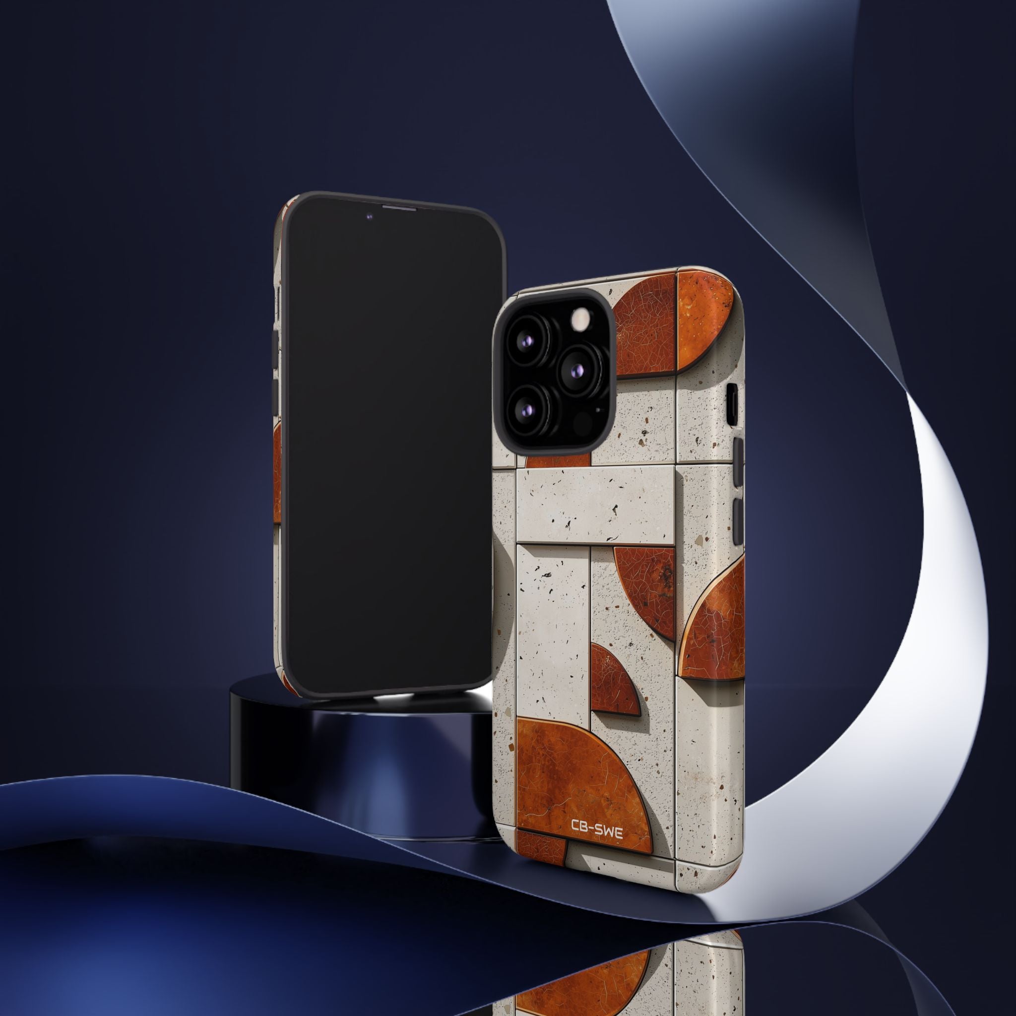 Textured Curves Emerge - iPhone Case