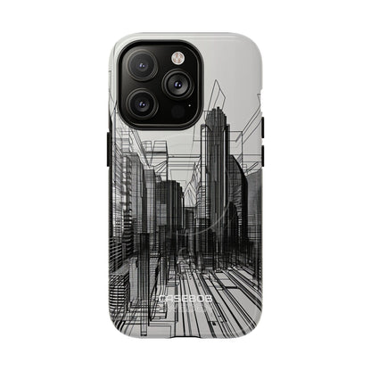 Urban Line Maze iPhone 14 - Tough+