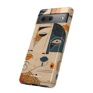 Cubist Introspection | Protective Phone Case for Google Pixel